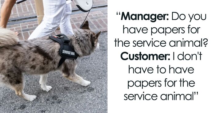 “Isn’t That Like A $60K Fine?”: Customer At Restaurant Is Asked To Leave As He Has Service Dog