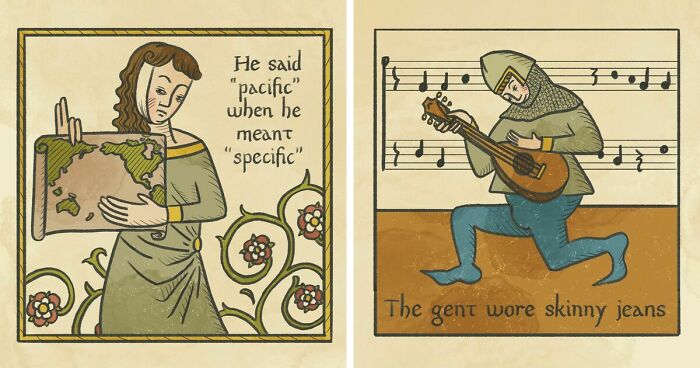 Clarice Tudor's 'Recognising The Ick' Gives Medieval Twist To Modern Dating Woes (17 Pics)