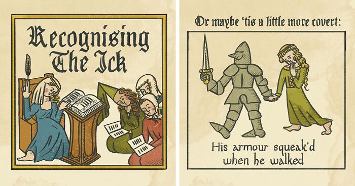 Modern Dating Problems Illustrated Through A Medieval Lens By Clarice Tudor (17 Pics)