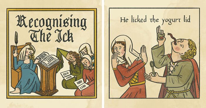 Medieval Meets Modern: Clarice Tudor's Comics On Today’s Dating Problems (17 Pics)