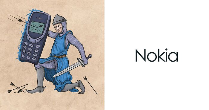 Medieval Branding: 26 Logos Redesigned By This Artist (New Pics)