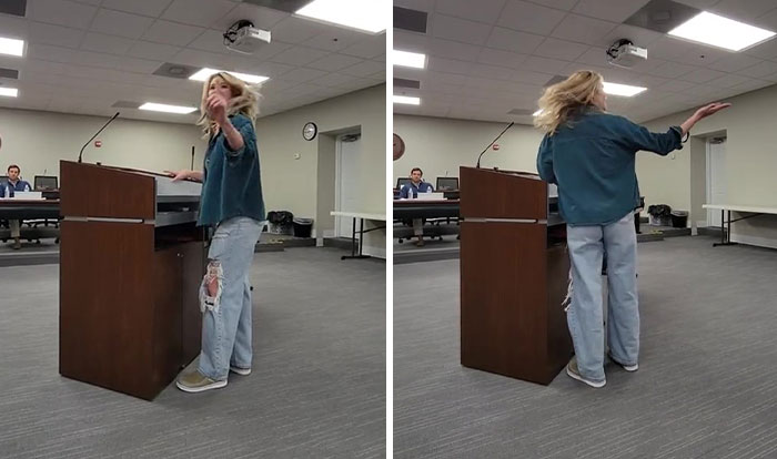 Woman Puts Christian Hypocrisy On Display In Public Meeting, Criticizes Evangelical Anti-LGBT views