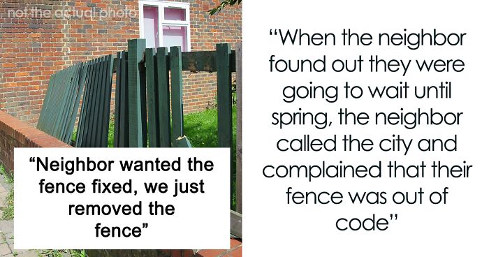 Pushy Neighbor Forces Couple To Repair Their Fence, So They Respond With Malicious Compliance