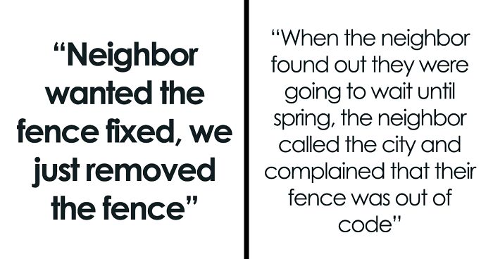 Karen Wants Neighbors’ Fence Fixed Immediately, Regrets Reporting Them To The City