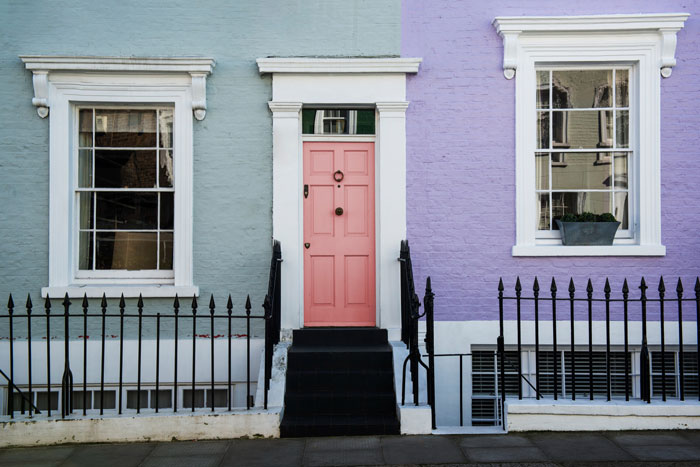 Homeowner Is Sick Of Neighbor's Complaints About Their Bright Color House, Tells Him To Get A Life