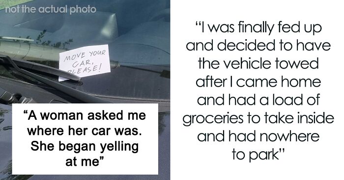 Woman Ignores Multiple Warnings Not To Park In Reserved Spot, Throws A Scenes After Getting Towed