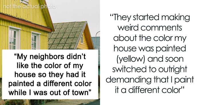 Couple Doesn’t Like Woman’s House Color, Repaints It In Secret And Sues Her To Get Their Money Back