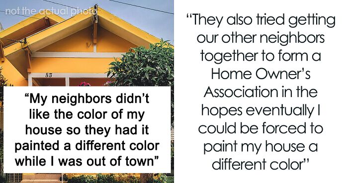 Neighbors Hate The Color Of This Woman’s House, Paint It Gray When Cops Do Nothing