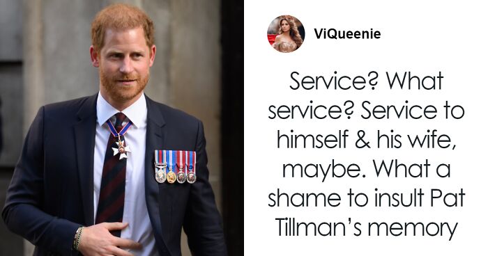 Outrage After Prince Harry Receives Award In Honor Of Football Player Turned Soldier Pat Tillman