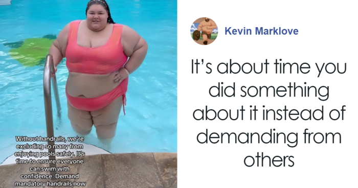 Plus-Size Activist Slams “Non-Inclusive” Pools: “Make Handrails Mandatory”