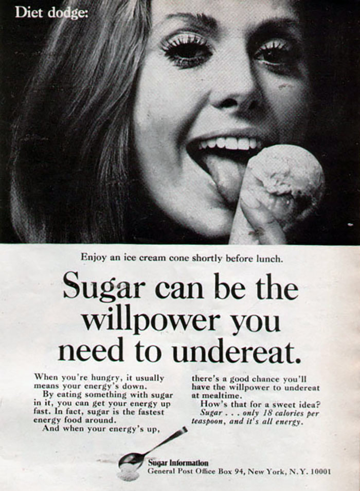 Promoting Sugar As A Healthy Thing In 1971