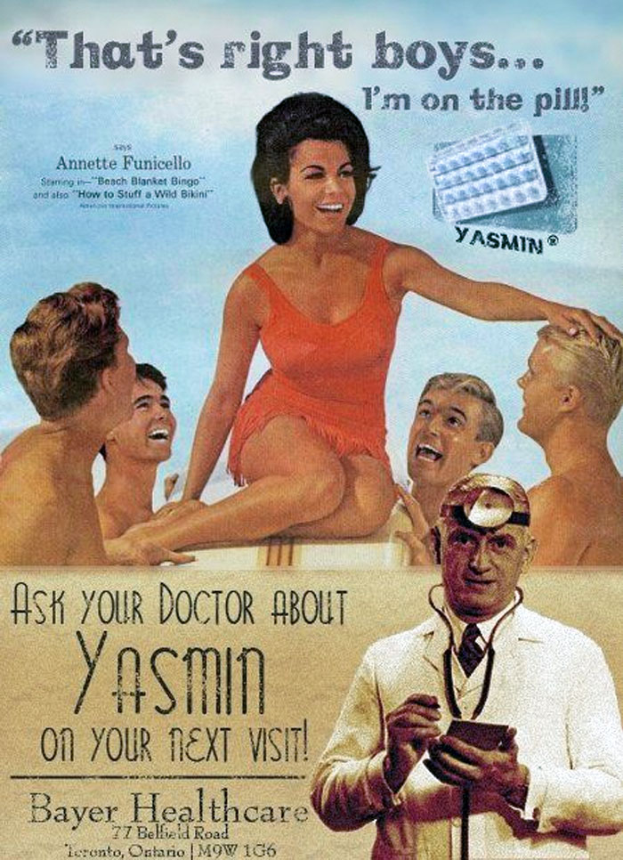 Yasmin Birth Control Ad, 1960