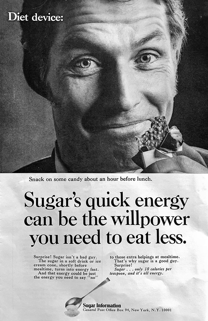 Sugar As Diet Aid In 1971