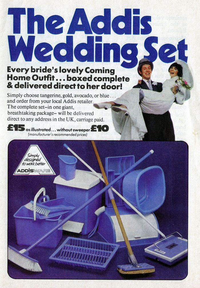 The Addis Wedding Set, "Every Bride's Coming Home Outfit" 1980s