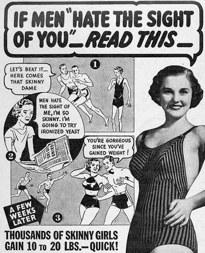 Ironized Yeast Ad For Weight Gain In The 1930s