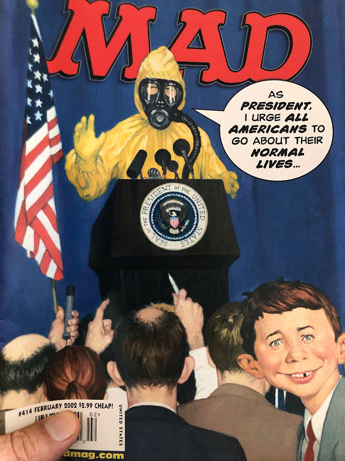 Mad Magazine From 2002. Covid Flashbacks