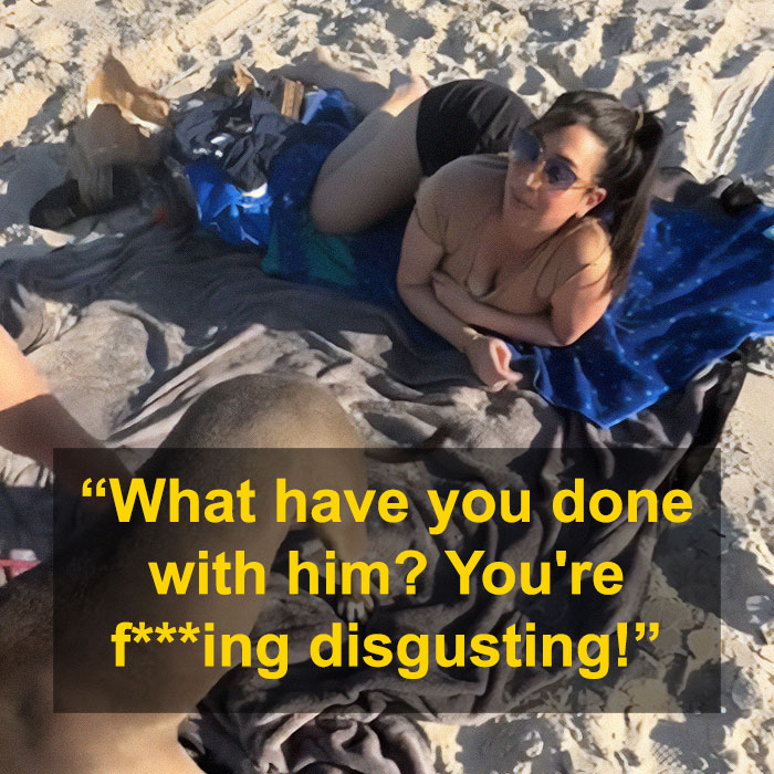 “I’m His Nine-Months-Pregnant Wife”: Woman Confronts Husband And Mistress At The Beach