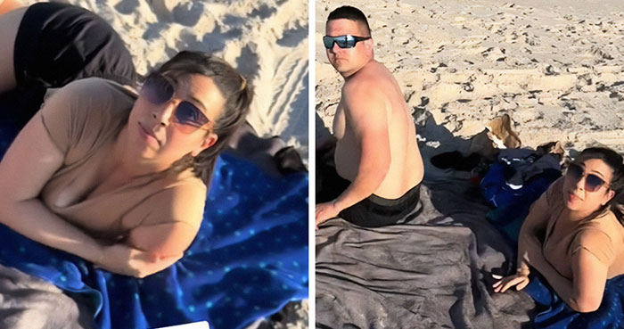 “I’m His Nine-Months-Pregnant Wife”: Woman Confronts Husband And Mistress At The Beach