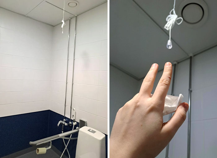 The "Emergency" Pull Rope In My Local Hospital's Disabled Toilet