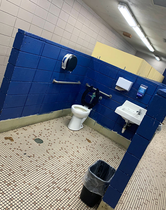 High School Bathrooms Are Already Wild Enough