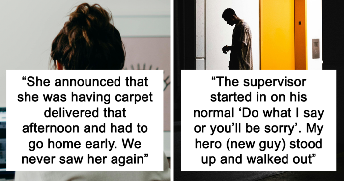 “I Can't Do This”: 63 New Coworkers That Didn’t Last That Long