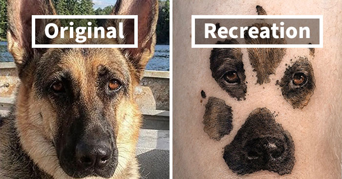 31 Tattoos That Owners Will Cherish Forever As They Feature Realistic Portraits Of Their Pets