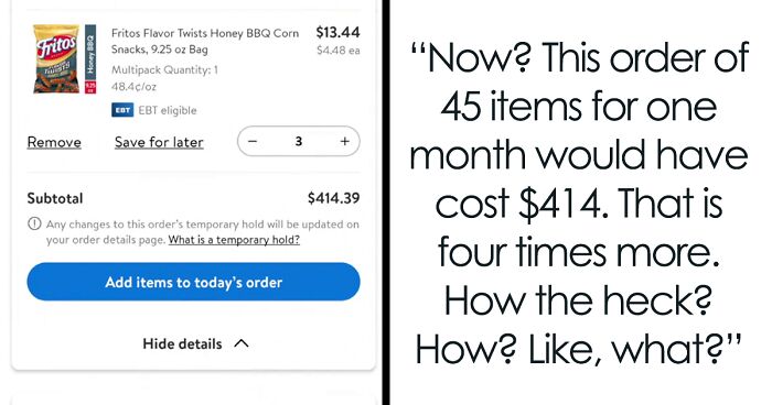 TikToker Reorders The Same 45 Items He Did In 2022, Is Horrified Seeing How Prices Have Tripled