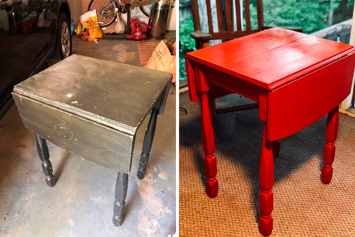 Refinished This Old Drop Leaf