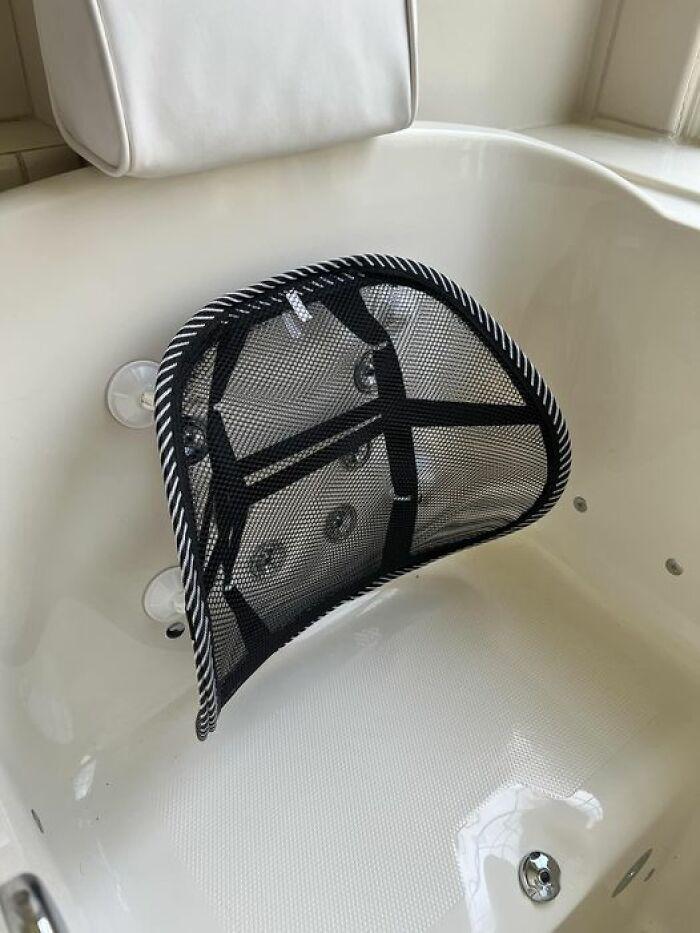 My Older Brother Needed A Back Rest For His New Walk In Tub That Would Not Restrict The Water Jets In The Back