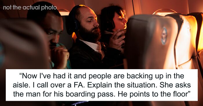 Passenger Refuses To Move From Man’s Seat, He Is Forced To Take Last Row Seat, Sparks Outrage Online