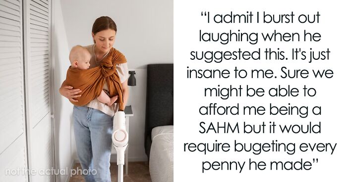 Pregnant Woman Is Asked To Be A Stay-At-Home Mom By Her BF, She Can't Hold Back Laughter