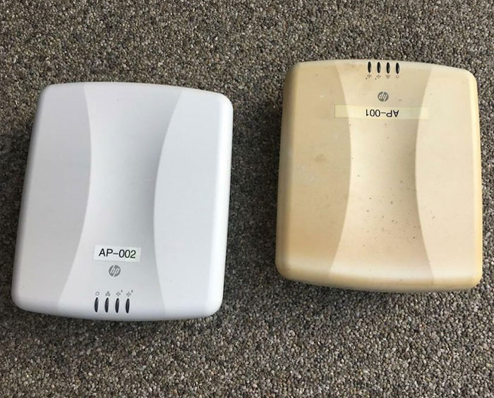 Wireless Access Point (WAP) From The Non-Smoking Area vs. The Smoking Area