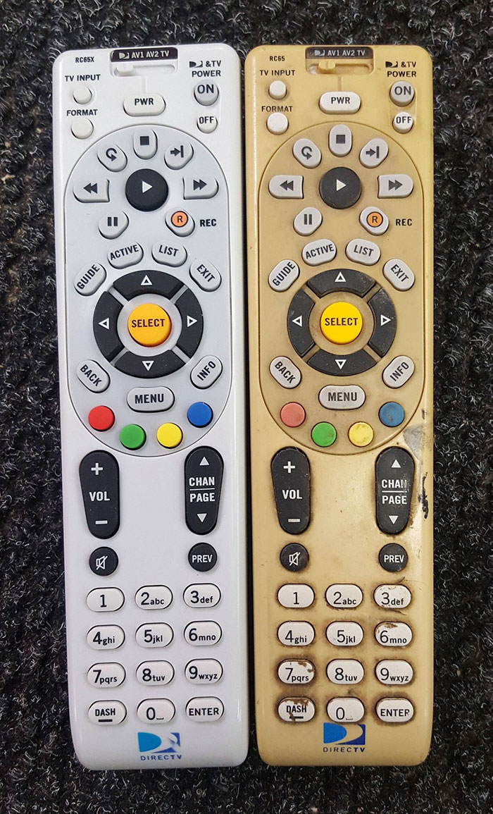 A Non-Smoker's Remote vs. A Smoker's Remote