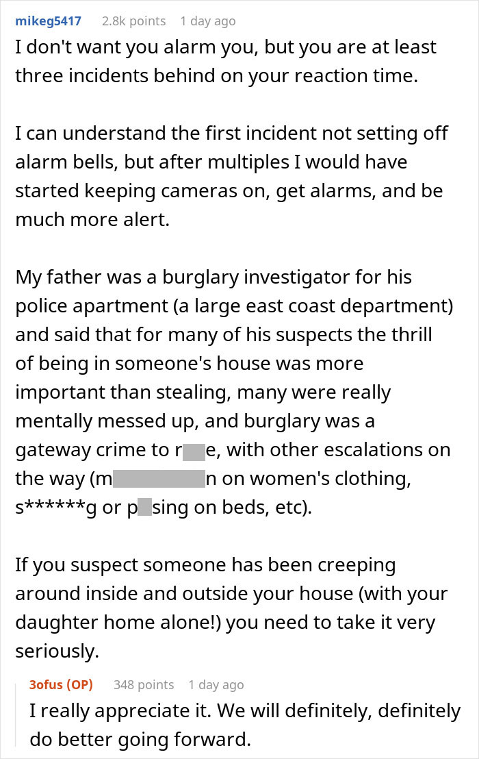 Spouses Feel Real Fear After Realizing Someone Keeps Entering Their Home And Not Even Hiding It