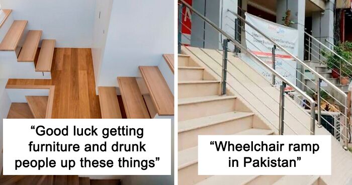 80 Times Stair Designers Weren’t Thinking Straight (New Pics)