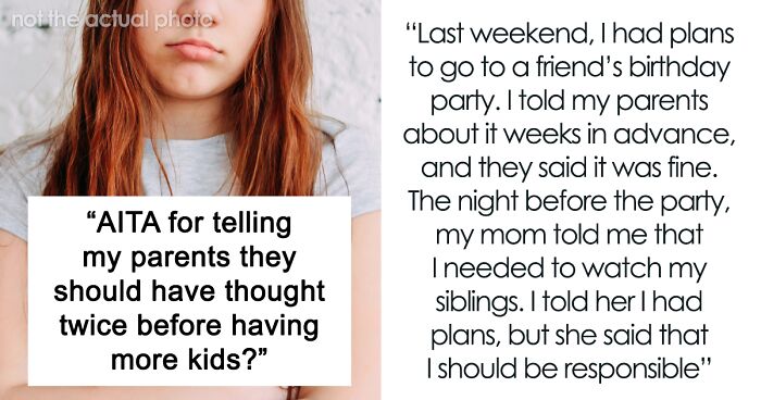 Teen Tells Parents They Shouldn't Have Had 4 Kids If They Can't Handle It