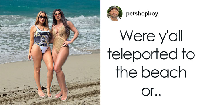 Fans Stunned By Teresa Giudice’s Photoshop Fail In Beach Pic With Larsa Pippen