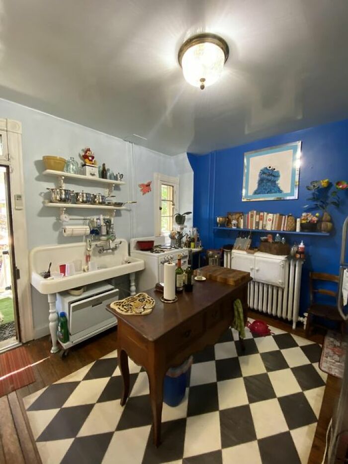 Here’s A Photo Of My Vintage Kitchen. A Bit Of A Mishmash, Time Capsule-Wise, But It’s A Lovely Place To Cook