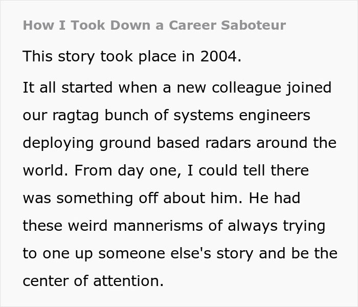 Man Gets In Trouble Because Of Coworker’s Rumors, Gets Revenge By Collecting Real Facts About Him