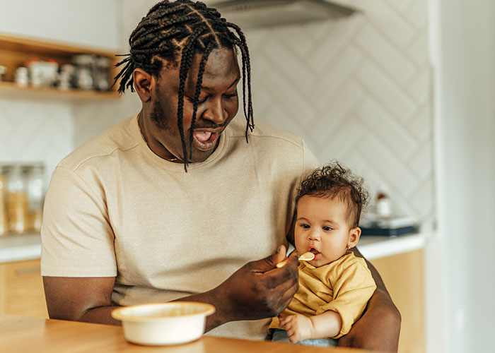 Man Finds A Hack To Make Picky Baby Eat Food, Mom Loses It