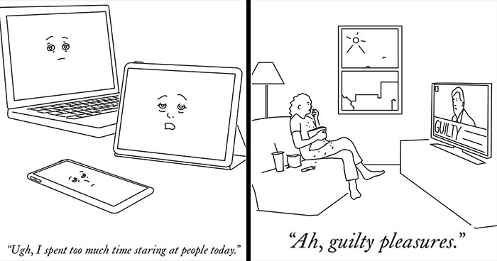 30 Humorous One-Panel Comics By Adam Douglas Thompson Packed With Wit And Simplicity (New Pics)