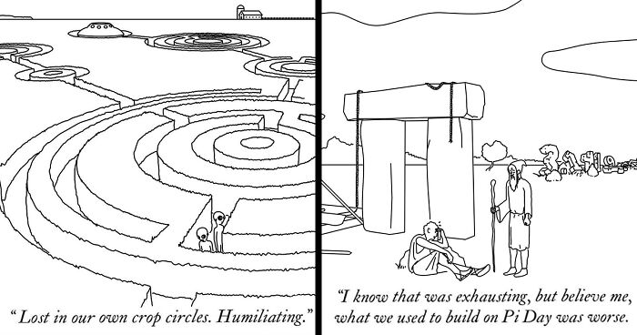 Adam Douglas Thompson's 43 Witty And Charming One-Panel Comics (New Pics)