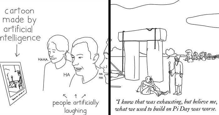 43 Simple Yet Clever One-Panel Comics By Adam Douglas Thompson (New Pics)