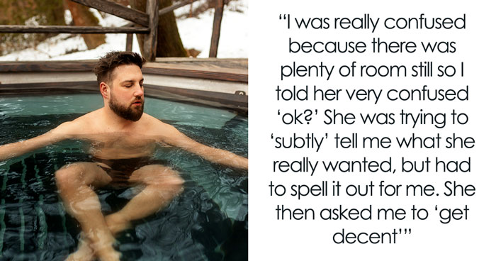 “Nude Hot Spring Guy” Is Shocked After Woman Tells Him To Wear Clothes Because She Brought Her Kids