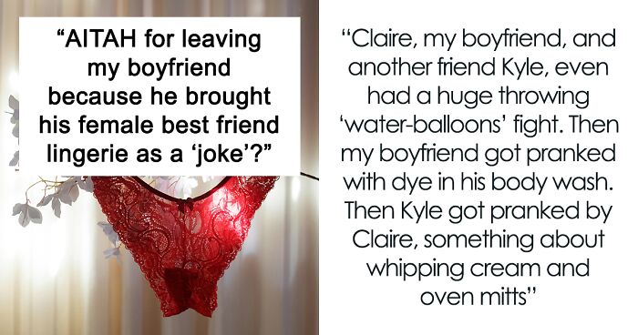 Woman Is Told She’s “Overreacting And Conservative” After Her Reaction To Lingerie Prank