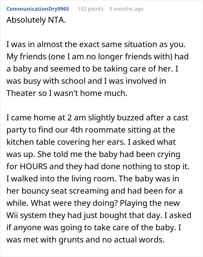 Pregnant Woman Assumes Her Roommate Will Help Her Raise Her Baby, Gets A Reality Check