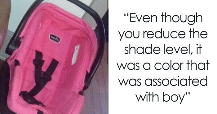 Woman Expecting A Boy Sparks Brutal Mockeries After Ranting About Her Pink Baby Car Seat