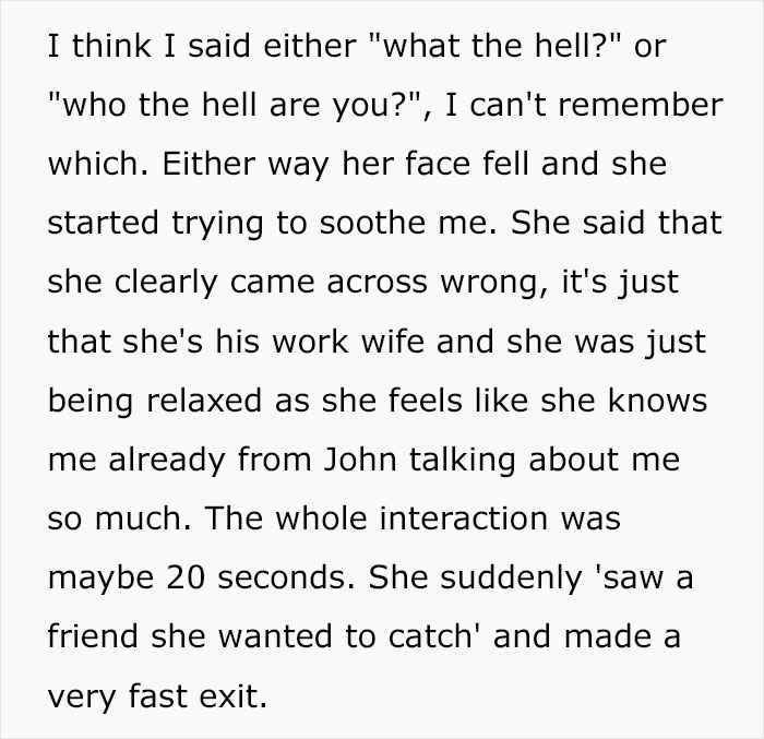 Guy’s Wife’s And “Work Wife’s” 20-Second Interaction At A Party Makes Him Question His Marriage