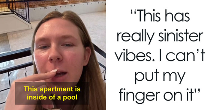 “Is This Cool Or Weird?” Woman Realizes Apartment Is Inside A Pool After Seeing “Shallow” Sign