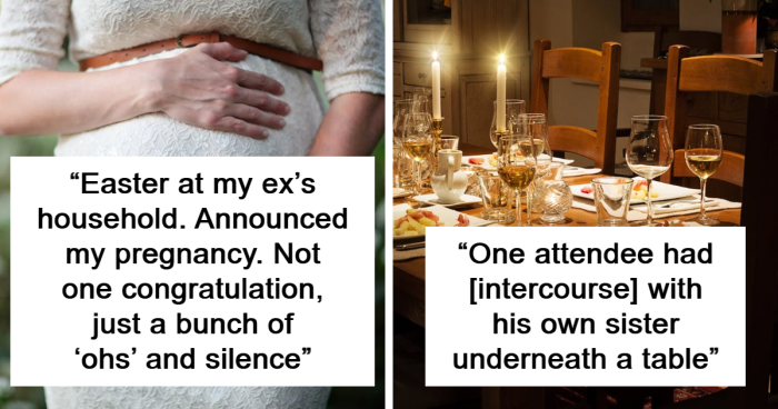 “Worst 45 Seconds Of My Life”: 50 Times Family Functions Took Extremely Uncomfortable Turns